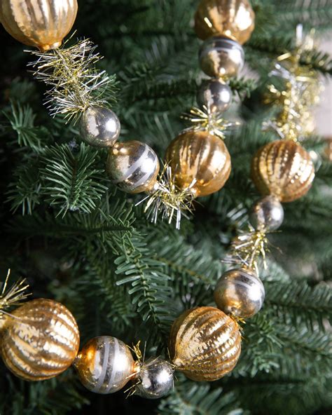 christmas tree beaded garland